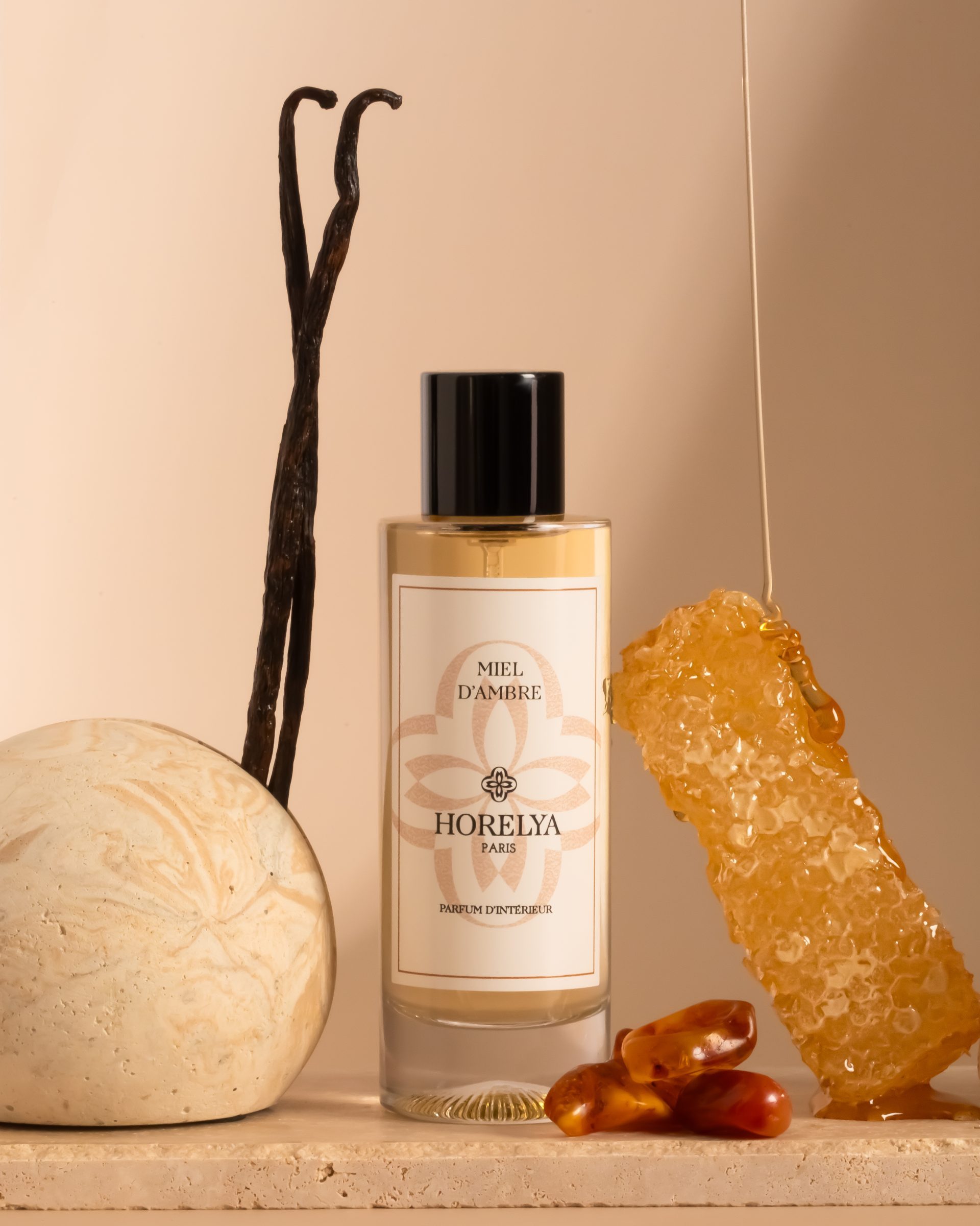 Parfums d'ambiance de luxe miel ambre